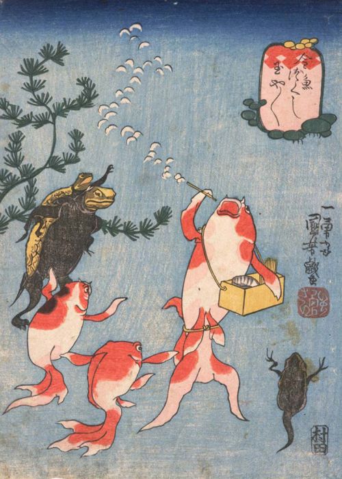 ukiyo-e cá vàng ukiyo-e cá vàng